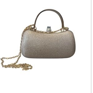 Mini Shiny Box Style Clutch Bag